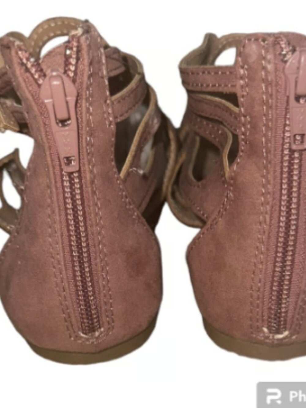 LC Lauren Conrad Faux Suede Pink Flats - Picture 4 of 8